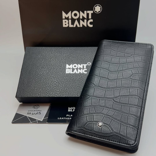 کیف پول کتی مونبلان / کیف پول چرم مردانه پالتویی Montblanc