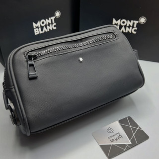 واش بگ مردانه چرم برند MONTBLANC / Elegant Gift Choice